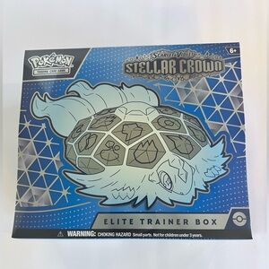Pokémon Stellar Crown Scarlet & Violet Elite Trainer Box New Never Opened